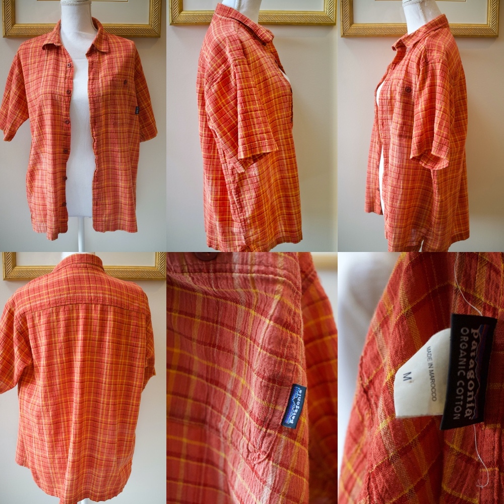 Men's Patagonia Medium Cotton Button Down